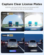 VIOFO A229 Plus 3 Channel Dash Cam, Dual STARVIS 2 Sensors, 3-Channel HDR, 1440P+1440P+1080P Front Inside and Rear Car Camera, 5GHz Wi-Fi, Voice Control, Ultra-Precise GPS, 24 Hours Parking Mode