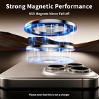 Blekon Magnetic Phone Holder for Car – Compatible with MagSafe Car Mount &Tesla Screen, Flexible All-Metal 3-Axis 360° Rotation & Strong Magnets, Fits iPhone 16/15/14/13/12 Pro Max
