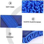 Amosfun 2Pcs Auto Cleaning Gloves Lightweight Car Wash Mitts Durable and Practical Car Cleaning Tool for Vehicle Detailing Convenient Storage and Use