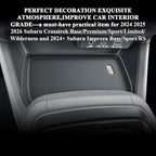 BIBIBO 2025 2026 Crosstrek Center Console Wireless Charging Mats for 2023-2026 Subaru Crosstrek&2024 2025 2026 Subaru Impreza Console Insert Charging Mats Crosstrek 2024 2025 2026