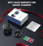 OANDYS for MagSafe Car Mount Charger 15W Fast Wireless Charging Magnetic Car Phone Holder, 82+LBS Strongest Suction, 3200gf Strongest Magnetic,360°Rotatable Stand for iPhone 17-12 Pro Max Plus Air