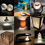 5PCS LED Lamp Kit 001 for Bambu Lab H2S/P2S/P1P/A1 Makerworld 3D Prints | 5V USB Powered, 3000K Warm White, Power-Off Color Storage, Adjustable Brightness & Color, DIY Hardware Spare Parts
