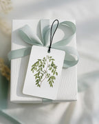 Rustic Green Botanical Car Air Freshener 4 Pcs Coconut Scented, Floral Car Accessories Mirror Decor for Women, Cottagecore Flower Aesthetic Hanging Air Freshener for Cars Closet Drawer Books