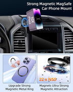PZK Car Phone Mount for Chevrolet Equinox 2018 2019-2021 2022 2023 Accessories Chevy Car Phone Holder Compatible with MagSafe Custom Air Vent Holder Hands Free 360° Rotation Automobile Cradles