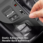 Temmis Center Console Silicone Organizer Wrap for Honda CRV 2023-2026 (Gasoline & Hybrid), Full-Wrap Center Consel Electrostatic adsorption Cover for Honda CRV-Black
