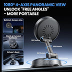 360° Adjustable Radio Magnetic Suction Phone Holder + MagSafe Car Mount for iPhone 17/16/15/14/13/12, Air Plus & More – Perfect for Cars, Kitchen, Bedroom, Gym