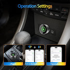 2-in-1 Wireless CarPlay Adapter for Apple iPhone & Android, Plug & Play, Auto Connection, No Latency, 2026 Upgarde Converts Wired Carplay Dongle to Wireless Car Play Adapter for iPhone iOS 10+