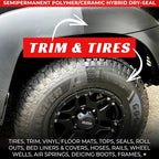 RENEW PROTECT - SATN Low-Gloss Ceramic-Hybrid Protectant | Safe for Motorcycles, Golf Carts | Trim & Tire Preservation, OEM Restorer for Faded Plastic, Vinyl- Dry Rot Prevention, Patio Furniture | 8oz