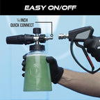 VIKING Professional Foam Cannon for Car, Adjustable Spray Nozzle, 1.1 Liter Soap Canister, 1/4" Quick Connect Plug for Pressure Washer and Car Detailing Kit
