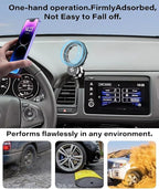 Car Phone Holder for Honda HRV HR-V 2016-2022 Accessories Compatible with MagSafe Cell Phone Mount Hands-Free 360 Degree Rotation Does Not Affect Air Vent