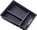 JKCOVER Center Console Organizer Tray Compatible with BMW X5 G05 X7 G07 (2019-2025) and X6 G06 (2020 2021 2022 2023 2024 2025) Accessories Armrest Secondary Storage Box, ABS Plastic