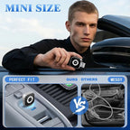 4-in-1 Wireless CarPlay Adapter for Apple CarPlay & Android Auto & AirPlay & MirrorLink, 2026 Upgraded Screen Mirroring Mini USB Adapter with Type-C Extension, Low Latency, Plug & Play