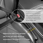 2PCS Car Seat Gap Filler Organizer with Phone Holder,[Upgrade Version] Car Seat Gap Organizer for Prevent Falling,Essential Car Accessories Car Side Seat Gap Filler (Brown)