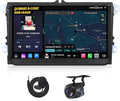 Eonon 9 inch Headunit for Volkswagen Golf MK5/MK6 Jetta/SEAT Skoda 6+64GB 5G LTE CarPlay Android Auto Bluetooth DSP EQ MirrorLink Support DAB+ OBDII Backup Camera Car Radio Stereo VWX6S2