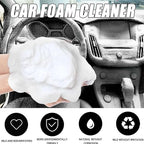 Car Interior Foam Refinisher Cleaner, All Around Master Foam Cleaner, Multi Purpose Foam Cleaner for car, All Purpose Rinse Cleaning Foam, Foam Cleaner All Purpose for Car and Kitchen (2PCS)