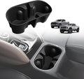 Muslogy Center Console Cup Holder Inserts Compatible with 2023-2026 Chevy Colorado & GMC Canyon Accessories Front Console Drink Holder Silicone Organizer Non-Slip Upgraded Snug Fit