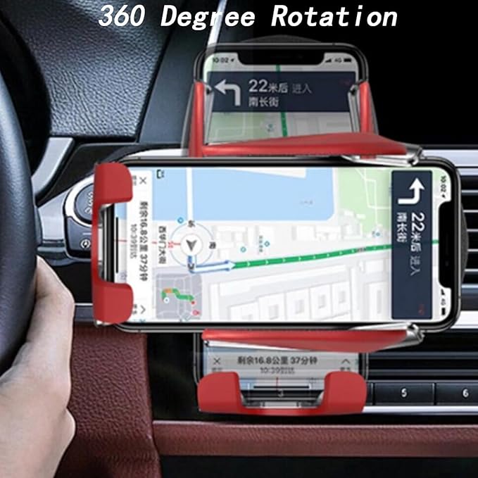 Smart Car Wireless Charger Phone Holder, Smart Sensor Car Wireless Charger, Fashion Car Charger (Black)