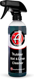 Adam's Rubber Mat & Liner Cleaner 16oz - Floor Mat Cleaner Restores Rubber, Plastic & Vinyl Mats For Car Detailing, Alos Works On Truck Bed Cargo Liners, Trunk Mat Accessories & More