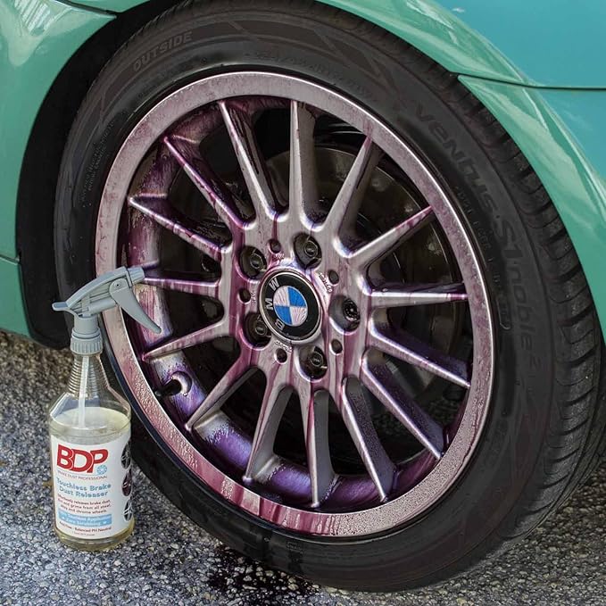 DipYourCar Brake Dust Pro 32oz - Touchless Wheel Cleaner, Safe On All Wheels! Quickly Removes Brake Dust and Grime - Spray On and Rinse Off!