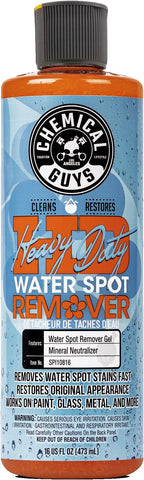 Chemical Guys Heavy Duty Water Spot Remover Gel for Paint, Glass, and Metal - Mineral and Water Spot Remover for Cars, Trucks, Motorcycles, RVs & More - 16 oz