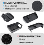 4PCS Center Console Organizer Compatible with 2019-2025 Toyota RAV4 Driver's Drawer Box Insert Secondary Storage Box, Dash Storage Tray Accessories(Not for New 10.5'' Multimedia Display)
