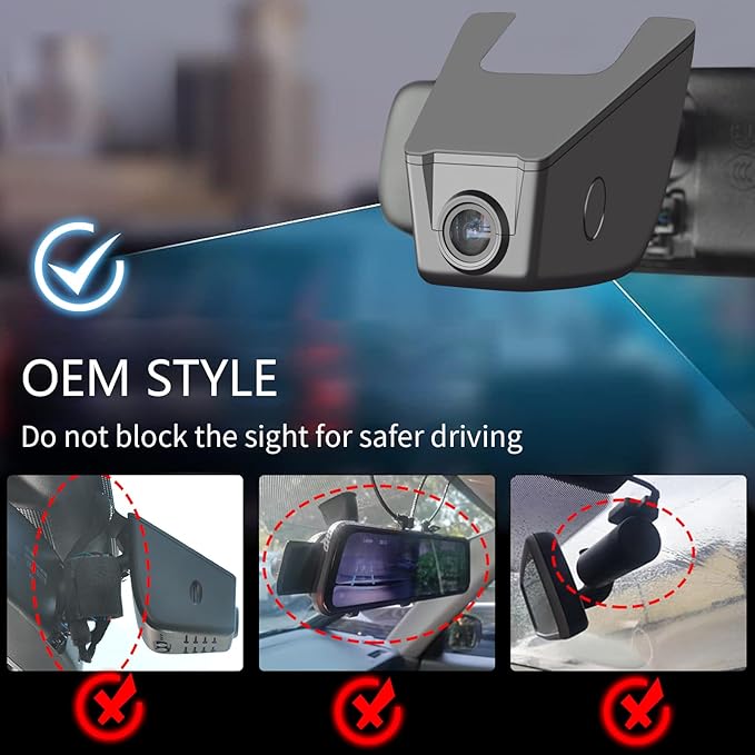 Mangoal Front 4K & Rear 1080P Dash Cam Custom fit for Subaru Outback Gen5 BS 2016-2019,Gen6 BT 2020-2025,2.5i Limited 2.5i Premium 3.6R Limited and More,Integrated OEM Look,App & WiFi,128GB Card
