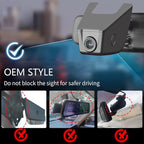 Mangoal 4K Dash Cam Custom fit for Subaru Crosstrek 2018 2019 2020 2021 2022 2023 (Model A),Base Limited Premium Sport etc, Integrated OEM Look, UHD 2160P Video, App & WiFi, 64GB Card