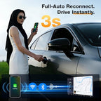 Wireless CarPlay Adapter for Apple [2026 Upgraded A7-Ultra Chip] Multi-User, Full-Auto Car Play Wireless Adapter for iPhone 6-17 Pro Max, Zero Latency, Cars 2015+, Plug & Play