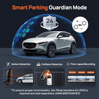 70mai 4K Dash Cam Front and Rear with STARVIS, Dashcam with 5GHz WiFi, GPS Car Camera, Super Night Vision, ADAS, 3'' IPS Screen, 24H Parking Mode, Time-Lapse, Loop Recording, Support 256GB Max (A800S)