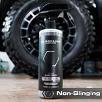 Blackline Blackout Sprayable Trim and Tire Dressing - Premium Satin Finish, No Sling, UV and Water Resistant - For Plastic, Rubber, Vinyl, and Tires - Safe for All Vehicles - 16 fl oz