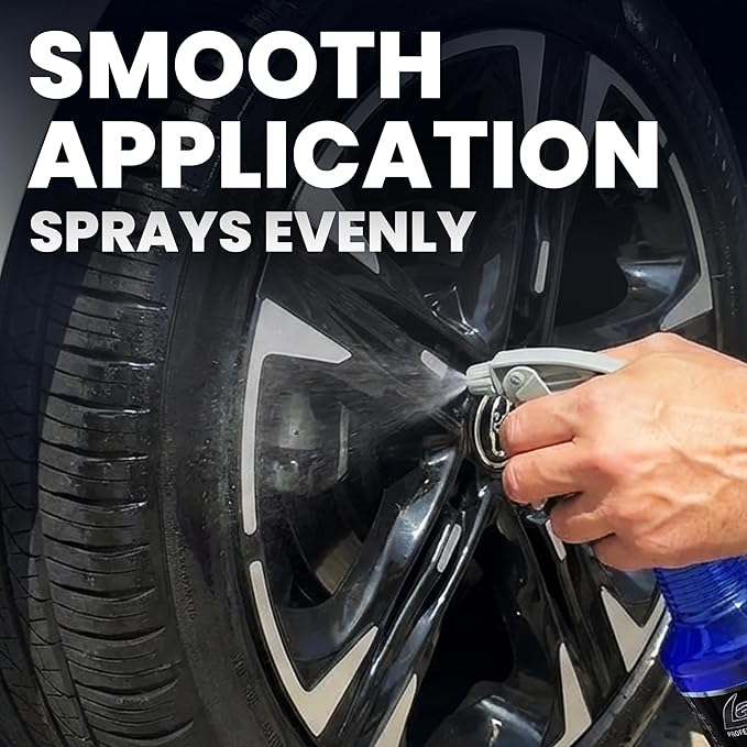 LANE'S Super Blue Tire Dressing Spray | High-Gloss Car Tire Shine Spray | No Sling, No Run, Long Lasting | Protects from Cracks & UV Rays | Non-Greasy Automotive Dressing & Cleaner | 16oz, 2 Pack
