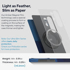 pitaka for S25 Ultra Case 6.9 Inch, Compatible with MagSafe, Slim & Light Samsung Galaxy S25 Ultra Case, 1500D Aramid Fiber Made [Tactile Woven Case - Over the Horizon]