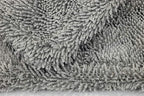 [Dreadnought] Microfiber Car-Drying Towel, Superior Absorbency for Drying Cars, Trucks, and SUVs, Double-Twist Pile, One-Pass Vehicle-Drying Towel (20"x30", Gray) 1-Pack