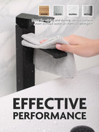 Fantasticlean Microfiber Cleaning Cloth Roll -60 Pack, Tear Away Microfiber Towels, 12" x 12", Reusable, Washable, Scratch Free, Ultra Absorbent for All-Around Cleaning Supplies (Grey & DimGrey)