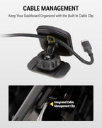 Scosche MAGDM2 MagicMount Magnetic Car Phone Mount for Dashboard, 360° Adjustable Magnet Head, Universal Cell Phone Holder for Car, Compatible with iPhone, Samsung, and All Devices