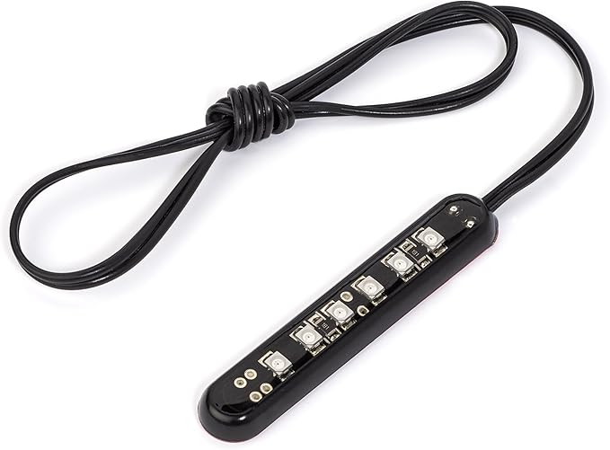 Oznium LED Modules (Straight Black, Pink LED)