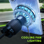 25W Qi2.2 Wireless Car Charger, Magnetic Phone Holder with RGB Light and Ice Cooling, Car Mount Charger 360°Rotation for Air Vent, Fast Charger for iPhone 17 Max Plus 16 15 14 13 12 Air Pro
