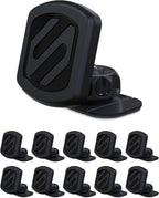 Scosche MAGDM-10KFLT MagicMount Magnetic Car Phone Mount for Dashboard, 360° Adjustable Magnet Head, Universal Cell Phone Holder for Car Compatible with iPhone Samsung & All Devices (Pack of 10)