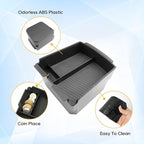 LFOTPP for Hyundai Tucson Electronic Shift Models Center Console Organizer - 2025 2026 Hyundai Tucson Middle Armrest Storage Tray,Non-Slip 3PCS Interior Accessories - ONLY Fit with Electronic Shift