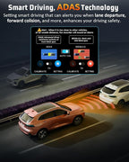 4K Dual Dash Cam Front and Rear, 4K+2K Dashcam with 5GHz WiFi & APP Control, Dash Camera for Cars with 64GB Card, 24H Parking Monitor, Night Vision, Loop Recording, G-Sensor, WDR, 3.2" IPS Screen