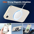 SUPFINE Magnetic for iPhone 17e Case/iPhone 16e Case (Compatible with MagSafe)(Military Grade Drop Protection) Slim Translucent Matte Shockproof with Anti-Fingerprint Phone Case,Antique White
