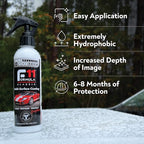 TopCoat F11 Polish & Sealer for Cars, Bikes and More – Water-Based Alternative to Ceramic Wax - 16 oz F11 Kit with Travel Bottle and 2 Microfiber Towels