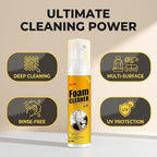 Car Interior Foam Cleaner, Multi-Purpose Stain Remover for Car Seats, No-Wash Foam Cleaner for Vehicle (4 Pack, 13.5 Fl Oz)