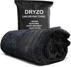 Microfiber Towel for Drying Cars - 24"x36" Jumbo Size, 1200 GSM Ultra-Thick, Scratch-Free & Super Absorbent, Zero-Lint Cloth for Car, Truck & SUV Pro Detailing - Dries Entire Vehicle in One Pass