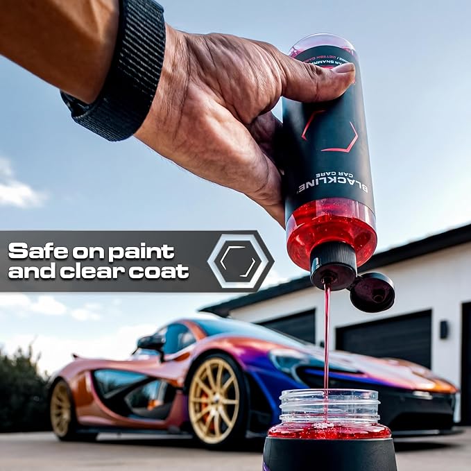 Blackline Automotive Extreme Foaming Car Shampoo - Extreme Ultra Foam Perfect for Ceramic Coatings - Compatible with Foam Cannon for Pressure Washer (16 Fl Oz, Cotton Candy)