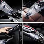 Car Vacuum Cleaner - Portable, High Power, Mini Handheld Vacuum w/ 3 Attachments, 14.76Ft Cord - 12v, Small Auto Accessories Kit for Interior Detailing ( Color : White , Size : 37*10.5*13.5cm )