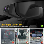 Front 4K +Rear 1080P Dash Cam for Honda CRV 2023 2024 2025 2026 Sport Touring EX EX-L Hybrid (Gen6), Dual Dashcam for CR-V, OEM Look, WiFi & APP, G-Sensor, Parking Monitor, 128GB Card-Black