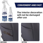 5 Seconds Car Stain Remover, Car Stain Remover, Interior Fabric Leather Cleaning, Car Seat Upholstery Strong Stain Remover, Foam Cleaner Spray for Car (100ml)