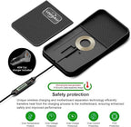 Wireless Car Charger,LOOSAU 15w Fast Charger Car Wireless Chargers Charging pad Non Slip Car Wireless Phone Charger for iPhone 17/16/15/14/13/12 Pro Max, for Samsung Galaxy S23 S22 S20 (1M Cable)