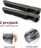 Leather Seat Gap Filler, No Drop Seat Guard Universal for Car SUV, Truck to Fill The Gap Between Seat and Console Black Crevice Plug Drop Blocker Stopper Catcher 2 Pack LB